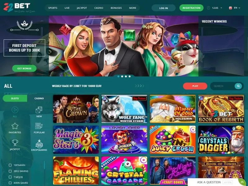22bet casinò 24
