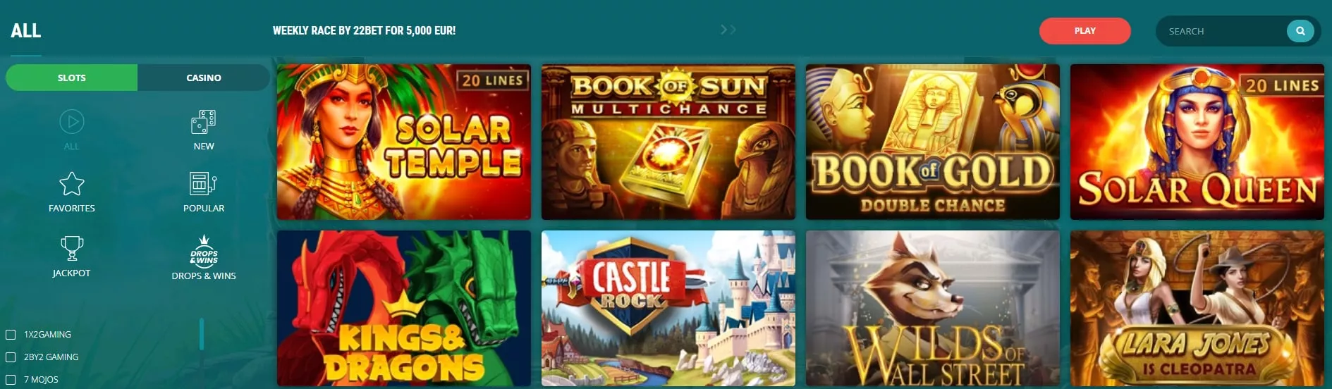22bet casino