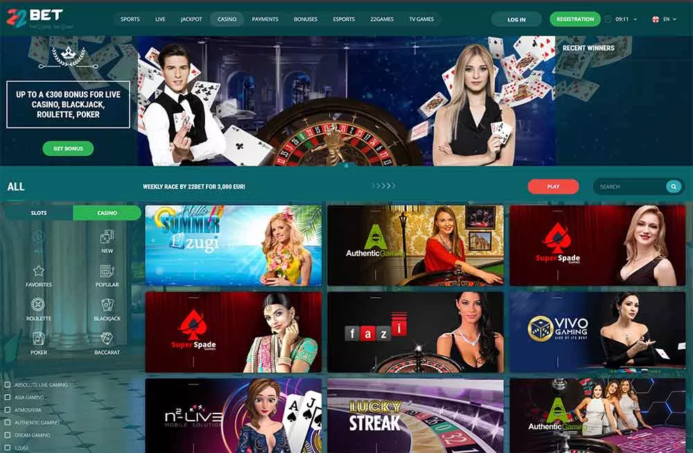 22bet spogulis