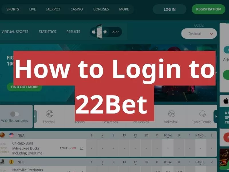 22bet login​ TOC 9