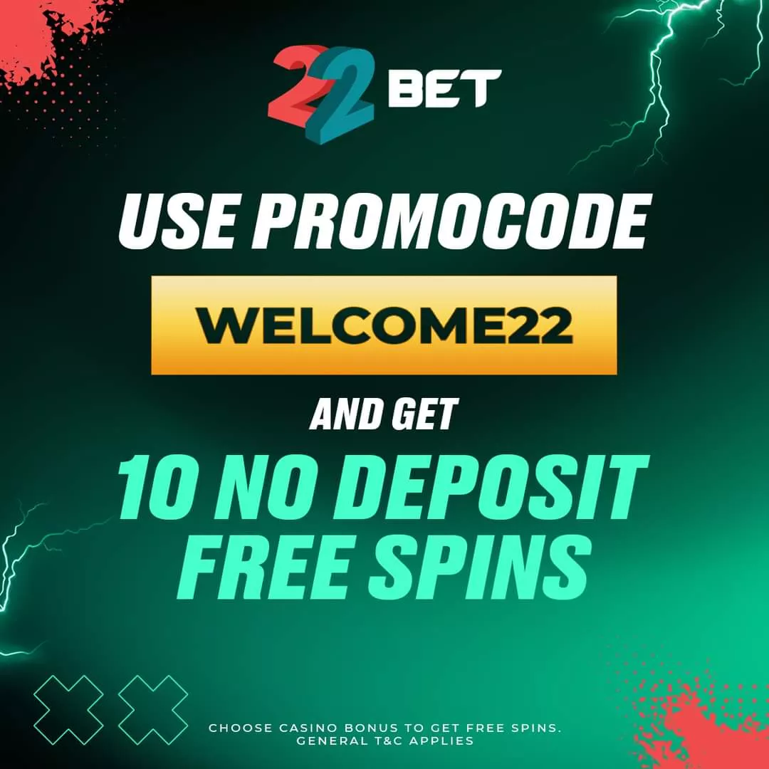 22bet promo code free spin