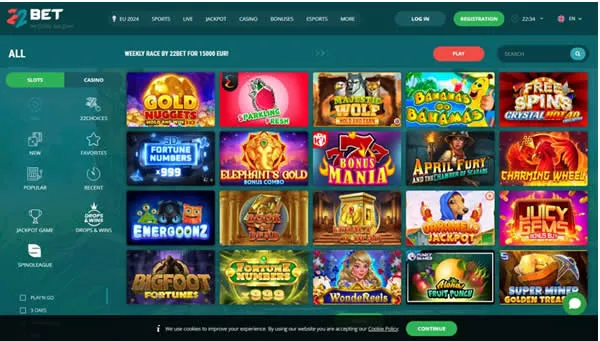 22bet promo code free spin spin22bet.com 